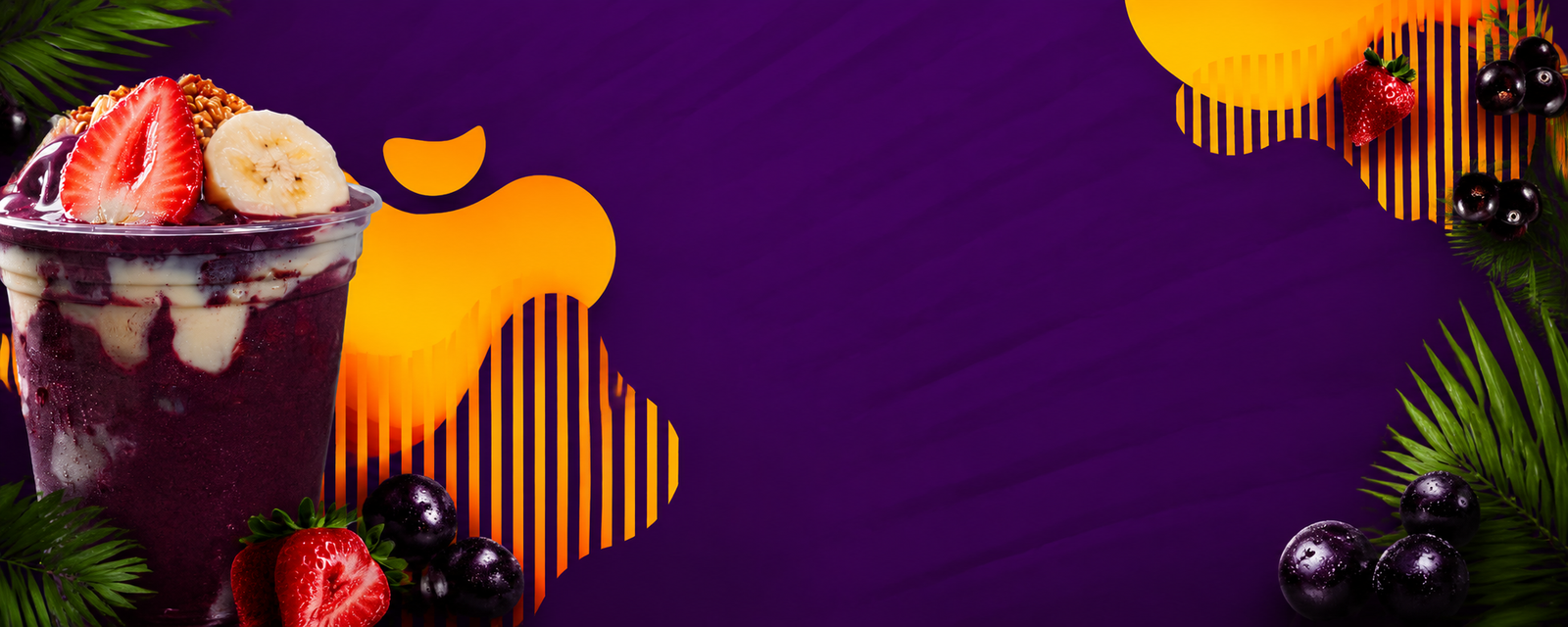 Banner Açaí Paraíso